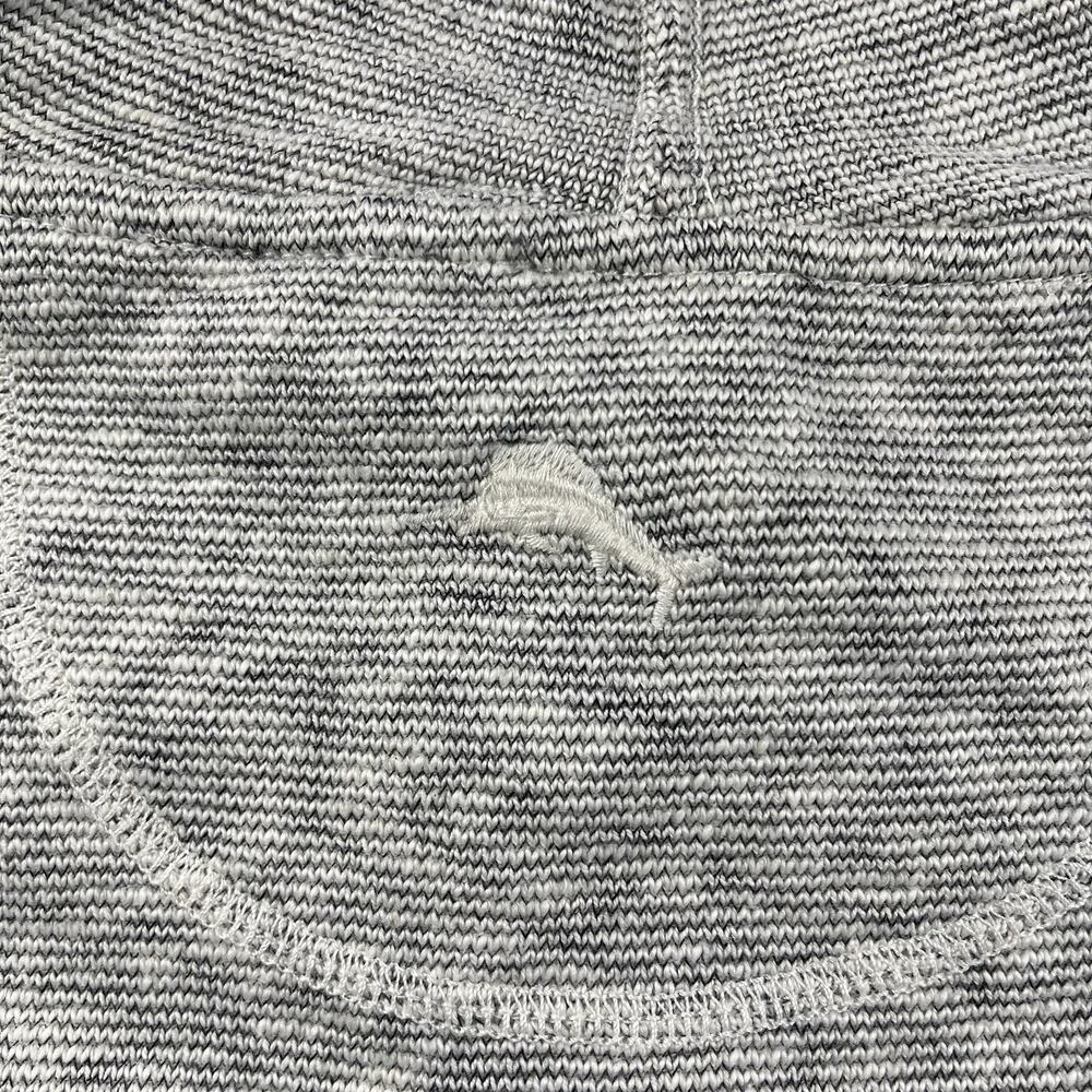 Tommy Bahama Mens XXL Gray Melange Knit Hoodie Pullover Sweater Long Sleeve - Picture 8 of 8